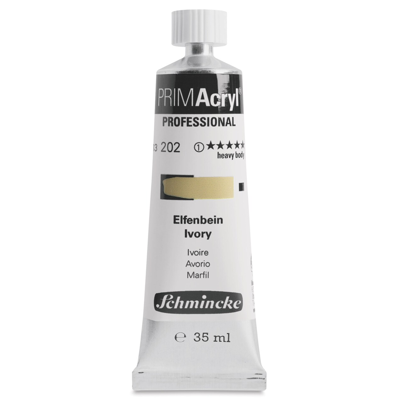 Schmincke Primacryl Professional Acrylic Paint - Ivory, 35 ml Tube